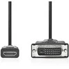 NEDIS HDMI™ -Kabelis | HDMI™ Stecker | DVI-D 24+1-Pin Stecker | 1080p | Vernickelt | 2.00 m | Gerade | PVC | Juodas | Box
