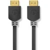 Nedis High Speed HDMI ™ Kabelis mit Ethernet| HDMI™ Stecker | 4K@60Hz | ARC | 18 Gbps | 5.00 m | rund | PVC | Anthrazit | Verpackung mit Sichtfenster