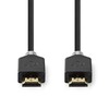 Nedis CVBW34000AT05, 0,5 m, HDMI A tipo (standartinis), HDMI A tipo (standartinis), 3D, Antracito spalvos