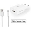 Nedis Netzladegerät 12 W 1x 2.4 A A - Anzahl der Ausgänge: 1, USB-A, Lightning 8-Pin (Lose) Kabelis, Single Voltage Output