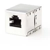 Nedis Netzwerkkoppler | CAT5e / CAT6 | Geschirmt | RJ45 Buchse - RJ45 Buchse | Gerade | Metall | Box