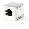 Nedis Netzwerkkoppler | CAT5e / CAT6 | Geschirmt | RJ45 Buchse - RJ45 Buchse | Gerade | Metall | Box
