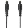 Kabelis Nedis CAGL25000BK10 kabelis audio 1 m Toslink Juodas