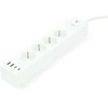 „Nedis SmartLife“ maitinimo ilgintuvas su „Wi-Fi“ | Hibridinis (CEE 7/7) / USB A / USB-C™ | 16 A | 3680 W | 2,00 m | 0–55 °C | „Android™“ / „IOS“ | „Weiss“