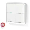 Nedis Išmanusis Zigbee SmartLife belaidis sieninis jungiklis, programuojamas, 12 funkcijų, CR2430, baltas