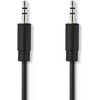 Nedis Stereo-Audiokabel | 3.5 mm Stecker | 3.5 mm Stecker - Vernickelt | 1.00 m | Rund | Juodas | Box