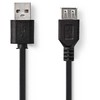 Nedis Kabelis USB2.0 A kištukas - A lizdas 2.0m