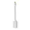 Nedis USB adapteris | USB 3.2 Gen 1 | USB-C™ jungtis | HDMI™ | energijos tiekimas | 0,20 m | apvalus | Paauksuotas | Pintas / nailonas | sidabras | pakavimas su