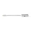Nedis USB adapteris | USB 3.2 Gen 1 | USB-C™ jungtis | DisplayPort lizdas | energijos tiekimas | 0,20 m | apvalus | Paauksuotas | Pintas / nailonas | sidabras | V