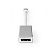 Nedis USB adapteris | USB 3.2 Gen 1 | USB-C™ jungtis | DisplayPort | 0,20 m | apvalus | Paauksuotas | Pintas / nailonas | sidabras | Pakuotė su langu