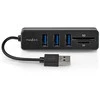 HUB USB Nedis CCGB60250BK01 huby i koncentratory