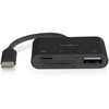 Nedis USB šakotuvas 1x USB-C™ 1x USB A 1x USB-C™ – 4 prievadų prievadas (-ai) | USB 2.0, maitinamas per USB, SD ir MicroSD