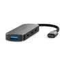 Nedis USB Hub 1x USB-C™ – 4x USB A, 4 prievadų prievadas (-ai), USB 3.2 Gen1, USB maitinimo tiekimas, 5 Gbps