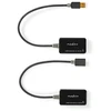 Nedis USB ilgintuvas | USB1.1 | 1x RJ45 moteriška | 1x USB-A lizdas | 1x USB-A kištukas | 1x RJ45 moteriška | 50 metrų | 12Mbps | paauksuotas | apvalus | PVC | juodas