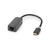 Karta jungiama į tinklą Nedis USB-C - RJ-45 0.2 m Juodas (CCBW64952AT02)