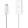 NEDIS USB-Netzwerkadapter | USB 3.2 Gen 1 | 1000 Mbps | USB-C™ Stecker | RJ45 Buchse | 0.20 m | rund | Vernickelt | Verzinntes K