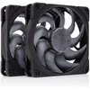 Noctua NF-A12x25 G2 PWM Sx2-PP chromax.juodas