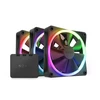NZXT F120 RGB 120mm juoda - 3 ventiliatorių + valdiklio rinkinys