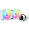 NZXT vandens aušinimas Kraken 240 RGB LCD Baltas