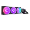 NZXT Kraken aušinimo sistema su RGB ventiliatoriais ir LCD ekranu