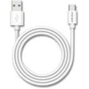 PEDEA Daten- und Schnellladekabel USB-A/USB-C baltas, 1 Meter Länge, 480 Mbit/s Übertragungsrate