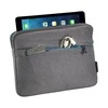 PEDEA Fashion Planšetinis kompiuteris Case Sleeve Bag 12.9 inch with pockets for accessories, pilkas