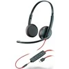 Hewlett Packard (HP) HP „Poly Blackwire 3225“ stereo USB-C ausinės + 3,5 mm kištukas + USB-C/A adapteris (didmeninė prekyba) (209747-201/209751-201)