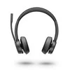 „Poly Plantronics Voyager 4320 UC Bluetooth“ ausinės, binauralinis, nano raktas su USB-A jungtimi, įkrovimo stotelė