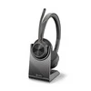 „Poly Plantronics Voyager 4320 UC Bluetooth“ ausinės, binauralinis, nano raktas su USB-A jungtimi, įkrovimo stotelė