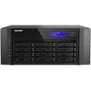Serveris QNAP 12 skyrių 2,5 colio SATA visiškai „flash“ stalinio kompiuterio NAS