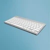 R Go Tools R-GO COMPACT BREAK ERGONOMIC - Klaviatūra QWERTZ (DE) su laidu Baltas