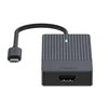 Rapoo USB-C kelių prievadų adapteris 4 viename, pilkas