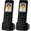 Šakotuvas 2er Pack FRITZ!Fon X6 Juodas Schnurloses Telefonas mit Farbdisplay