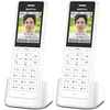 Šakotuvas 2er Pack FRITZ!Fon X6 Weiß Schnurloses Telefonas mit Farbdisplay