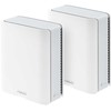 Šakotuvas ASUS ZenWiFi BT8 WiFi 7 Mesh System 2er-Pack WLAN BE14000 Triband, 2x 2.5GbE + 2x 1GbE, Abdeckung bis zu 550 m²