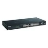 Šakotuvas D-LINK EasySmart 24 jungtys PoE/PoE+ Gigabit &amp; 2 Jungtys Combo / SFP biudžetas 370 vatų stelažinis jungiklis ONVIF