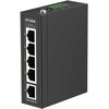 Šakotuvas Switch D-Link - pramoninis - unmanaged - 5 x 10/100 - montowany na szynie DIN - DIS 100E-05