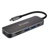 D-LINK DUB-2325 E 5-IN-1 USB-C KORTELĖS SKAITYtuvas