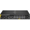 Šakotuvas Hewlett Packard (HP) HPE Aruba Networking CX6000 Managed Switch (R8N89B) 14x 1G Ethernet, 2x 1G SFP, PoE/PoE+ 135W
