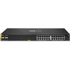 Šakotuvas Hewlett Packard (HP) HPE „Aruba Networking CX 6000“ 24p 10M/100M/1G Class4 PoE 4p SFP 1G 370W komutatorius, ES, en
