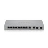 Šakotuvas Zyxel XGS1010-12,8-PORT GIGABIT UNMANAGED SWITCH WITH 8-PORT 1G + 2-PORT 2.5G + 2-PORT SFP+