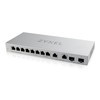 Šakotuvas Zyxel XGS1010-12,8-PORT GIGABIT UNMANAGED SWITCH WITH 8-PORT 1G + 2-PORT 2.5G + 2-PORT SFP+