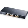 Šakotuvas ZYXEL XMG1915-10EP, 8 prievadų 2,5 GBE, 2 SFP+, 8 x POE++ 130 W išmanusis komutatorius, hibridinis režimas, autonominis arba „Nebulaflex“ debesis (5 metų garantija)