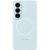 Samsung Galaxy S26 silikoninis magnetinis dėklas su šviesa Mėlyna