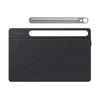 Samsung Galaxy Tab S9/S9 FE Smart Book Cover Juodas
