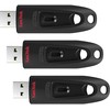 SanDisk Ultra Typ-A USB-Stick 64GB 3er Pack USB Typ-A 3.0