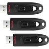 SanDisk Ultra Typ-A USB-Stick 64GB 3er Pack USB Typ-A 3.0