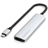 SATECHI 4-in-1 USB-C Slim Multiport Adapteris 4K (Sidabrinis)