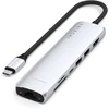 SATECHI 7-in-1 USB-C plonas kelių prievadų adapteris su eternetu (Sidabrinis)