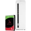 Serveris QNAP TS-133 4TB Seagate IronWolf NAS rinkinys NAS su 1x 4TB Seagate IronWolf 3,5 colio SATA kietuoju disku